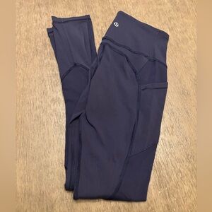 Lululemon navy leggings size 4